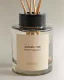 Zara Home Аромадиффузор Absolute Linen 100 мл, тростниковые палочки микадо, аромат парфюмированный, Золотой — фото 4