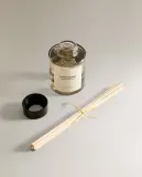 Zara Home Аромадиффузор Lemon Bergamot 100 мл, тростниковые палочки микадо, аромат свежий цитрусовый, Горчичный — фото 8