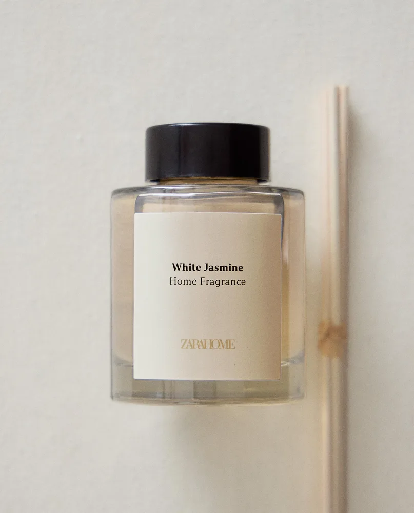 Zara Home Аромадиффузор White Jasmine 100 мл, тростниковые палочки микадо, аромат цветочный, Розовый