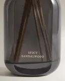 Zara Home Аромадиффузор Spicy Sandalwood 185 мл, тростниковые палочки микадо, аромат древесный, Коричневый — фото 5