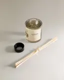 Zara Home Аромадиффузор Lemon Bergamot 200 мл, тростниковые палочки микадо, аромат свежий цитрусовый, Горчичный — фото 7