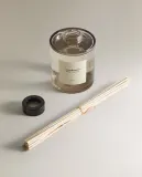 Zara Home Аромадиффузор Lemon Bergamot 500 мл, тростниковые палочки микадо, аромат свежий цитрусовый, Горчичный — фото 6