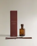 Zara Home Аромадиффузор Incense Leather 95 мл, тростниковые палочки микадо, аромат восточный древесный, Коричневый — фото 5