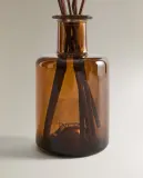 Zara Home Аромадиффузор Incense Leather 95 мл, тростниковые палочки микадо, аромат восточный древесный, Коричневый — фото 8