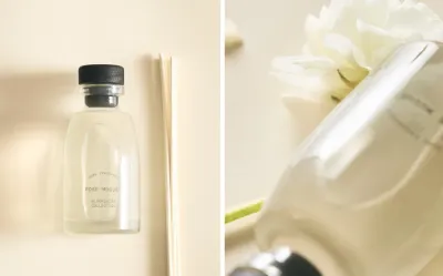 Zara Home Аромадиффузор Rose Muguet 100 мл, тростниковые палочки микадо, аромат цветочный, Розовый