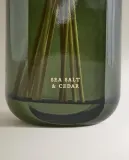 Zara Home Аромадиффузор Sea Salt & Cedar 480 мл, тростниковые палочки микадо, аромат древесный, Коричневый — фото 6