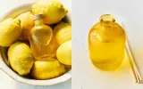 Zara Home Аромадиффузор Ginger Lemon 180 мл, тростниковые палочки микадо, аромат свежий цитрусовый, Горчичный — фото 1