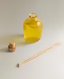 Zara Home Аромадиффузор Ginger Lemon 180 мл, тростниковые палочки микадо, аромат свежий цитрусовый, Горчичный — фото 3