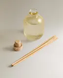 Zara Home Аромадиффузор Citrus Peach 180 мл, тростниковые палочки микадо, аромат свежий цитрусовый, Горчичный — фото 5