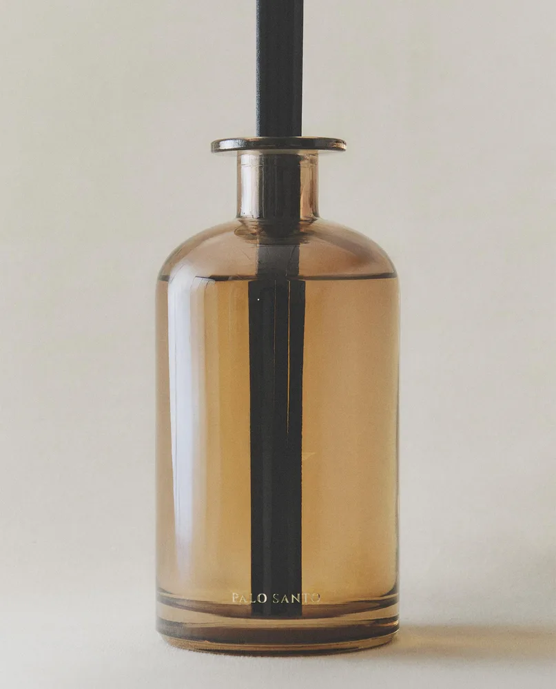 Zara Home Аромадиффузор Palo Santo 500 мл, тростниковые палочки микадо, аромат восточный древесный, Коричневый