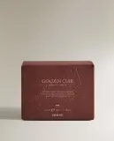 Zara Home Свеча ароматическая Golden Cuir 100 г, растительный воск, аромат восточный древесный, Коричневый — фото 7