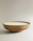Zara Home Свеча ароматическая Incense Leather 1200 г, растительный воск, аромат восточный древесный, Коричневый — фото 1
