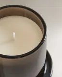 Zara Home Свеча ароматическая Cuir Nuit 140 г, растительный воск, аромат восточный древесный, Коричневый — фото 8