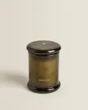 Zara Home Свеча ароматическая Basilicum 150 г, растительный воск, аромат свежий цитрусовый, Горчичный — фото 4