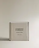 Zara Home Свеча ароматическая Luminous Camellia 150 г, растительный воск, аромат цветочный, Розовый — фото 6
