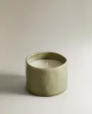 Zara Home Свеча ароматическая Musky Petals 150 г, растительный воск, аромат цветочный древесный, Розовый — фото 5