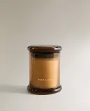 Zara Home Свеча ароматическая Palo Santo 150 г, растительный воск, аромат восточный древесный, Коричневый — фото 2