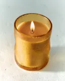 Zara Home Свеча ароматическая Fleur de Mandarine 155 г, растительный воск, аромат цветочный, Розовый — фото 1