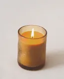 Zara Home Свеча ароматическая Fleur de Mandarine 155 г, растительный воск, аромат цветочный, Розовый — фото 8
