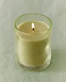 Zara Home Свеча ароматическая Vetiver Melon 155 г, растительный воск, аромат древесный, Коричневый — фото 1