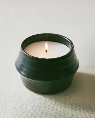 Zara Home Свеча ароматическая Amber Vanilla 170 г, растительный воск, аромат восточный древесный, Коричневый