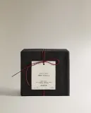 Zara Home Свеча ароматическая Amber Vanilla 170 г, растительный воск, аромат восточный древесный, Коричневый — фото 5