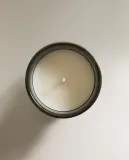 Zara Home Свеча ароматическая Basilicum 170 г, растительный воск, аромат свежий цитрусовый, Горчичный — фото 3