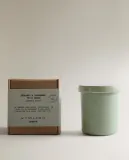 Zara Home Свеча ароматическая Bergamot & Cedarwood 170 г, растительный воск, аромат древесный, Коричневый — фото 5
