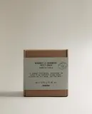 Zara Home Свеча ароматическая Bergamot & Cedarwood 170 г, растительный воск, аромат древесный, Коричневый — фото 6