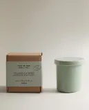 Zara Home Свеча ароматическая Fleur de Musc 170 г, растительный воск, аромат цветочный древесный, Розовый — фото 5