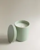 Zara Home Свеча ароматическая Fleur de Musc 170 г, растительный воск, аромат цветочный древесный, Розовый — фото 6