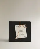 Zara Home Свеча ароматическая Velvet Cuir 170 г, растительный воск, аромат восточный древесный, Коричневый — фото 4