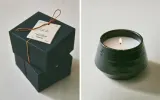 Zara Home Свеча ароматическая Velvet Cuir 170 г, растительный воск, аромат восточный древесный, Коричневый — фото 7