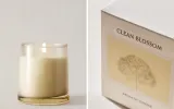 Zara Home Свеча ароматическая Clean Blossom 180 г, растительный воск, аромат цветочный, Розовый — фото 1