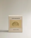 Zara Home Свеча ароматическая Clean Blossom 180 г, растительный воск, аромат цветочный, Розовый — фото 6