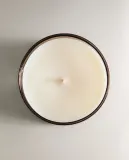 Zara Home Свеча ароматическая Jasmine & Musk 180 г, растительный воск, аромат цветочный древесный, Розовый — фото 6