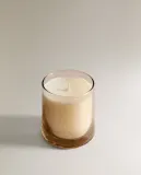 Zara Home Свеча ароматическая Jasmine & Musk 180 г, растительный воск, аромат цветочный древесный, Розовый — фото 7