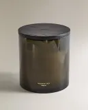 Zara Home Свеча ароматическая Majestic Oud 2000 г, растительный воск, аромат восточный древесный, Коричневый — фото 8