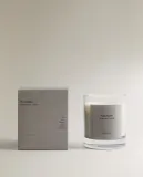 Zara Home Свеча ароматическая Dark Amber 200 г, растительный воск, аромат восточный древесный, Коричневый — фото 8