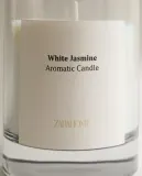 Zara Home Свеча ароматическая White Jasmine 200 г, растительный воск, аромат цветочный, Розовый — фото 5