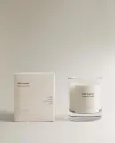Zara Home Свеча ароматическая White Jasmine 200 г, растительный воск, аромат цветочный, Розовый — фото 7