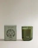 Zara Home Свеча ароматическая Sea Salt & Cedar 220 г, растительный воск, аромат древесный, Коричневый — фото 7