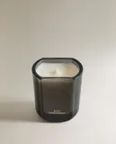 Zara Home Свеча ароматическая Spicy Sandalwood 220 г, растительный воск, аромат древесный, Коричневый — фото 8
