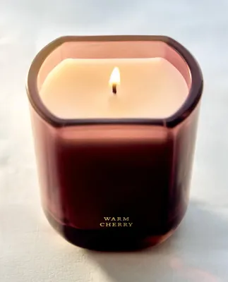 Zara Home Свеча ароматическая Warm Cherry 220 г, растительный воск, аромат фруктовый, Персиковый