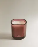 Zara Home Свеча ароматическая Warm Cherry 220 г, растительный воск, аромат фруктовый, Персиковый — фото 2