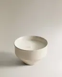 Zara Home Свеча ароматическая Lavender & Orange 230 г, растительный воск, аромат свежий цитрусовый, Горчичный — фото 2
