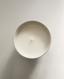 Zara Home Свеча ароматическая Lavender & Orange 230 г, растительный воск, аромат свежий цитрусовый, Горчичный — фото 3