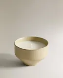Zara Home Свеча ароматическая Mimosa Sublime 230 г, растительный воск, аромат цветочный, Розовый — фото 7