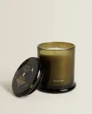 Zara Home Свеча ароматическая Basilicum 350 г, растительный воск, аромат свежий цитрусовый, Горчичный — фото 2