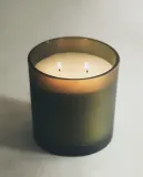 Zara Home Свеча ароматическая Tuberose 350 г, растительный воск, аромат цветочный, Розовый — фото 1